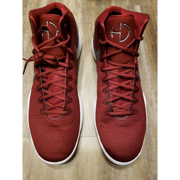 Nike Men\'s Hyperdunk 2017 TB Promo Maroon Wine White Silver 942571 602 Size 17.5 main image 7